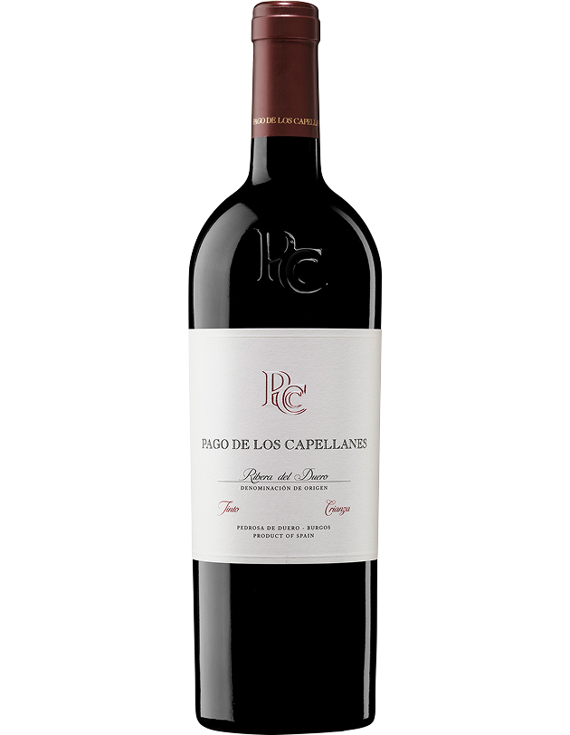 Crianza-Pago-de-los-Capellanes-Botella-fondo-blanco